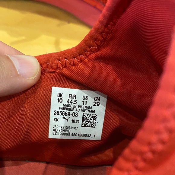 Puma Kids Vibrant Red Sneakers - Picture 4 of 4